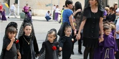 Los pequeños isleños protagonistas de la Semana Santa