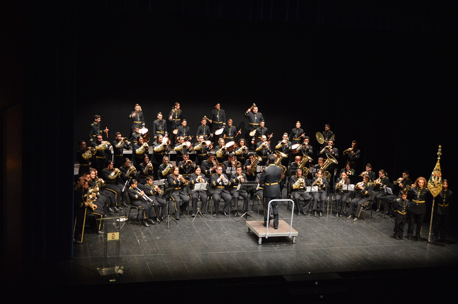 La Banda de Cornetas y Tambores de la Escuela Municipal de Música de Punta Umbría