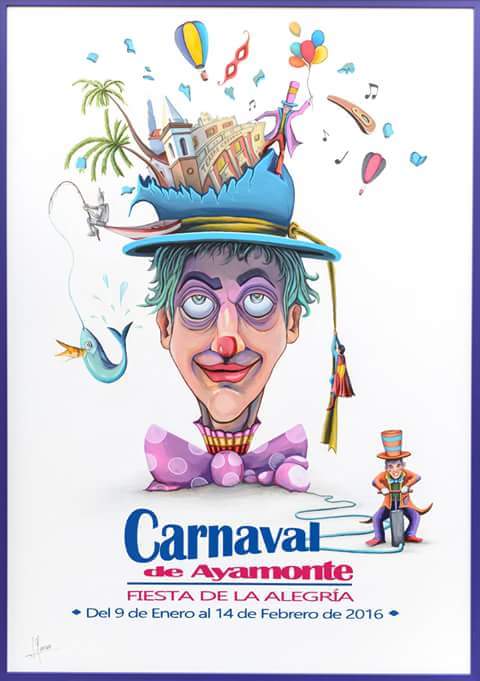 cartel del Carnaval de Ayamonte 2016