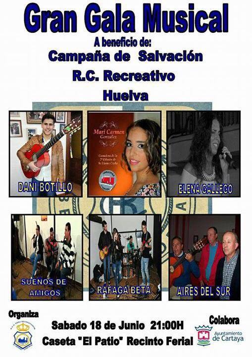 Cartel gala Recre Cartaya