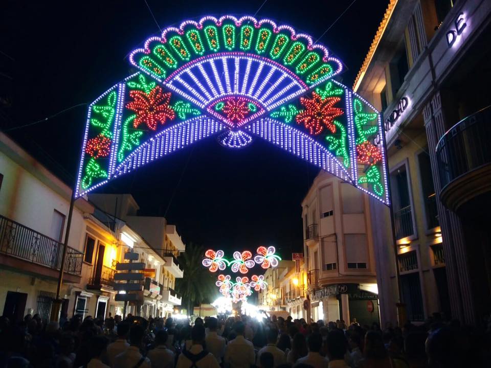 inauguración fiestas de Lepe