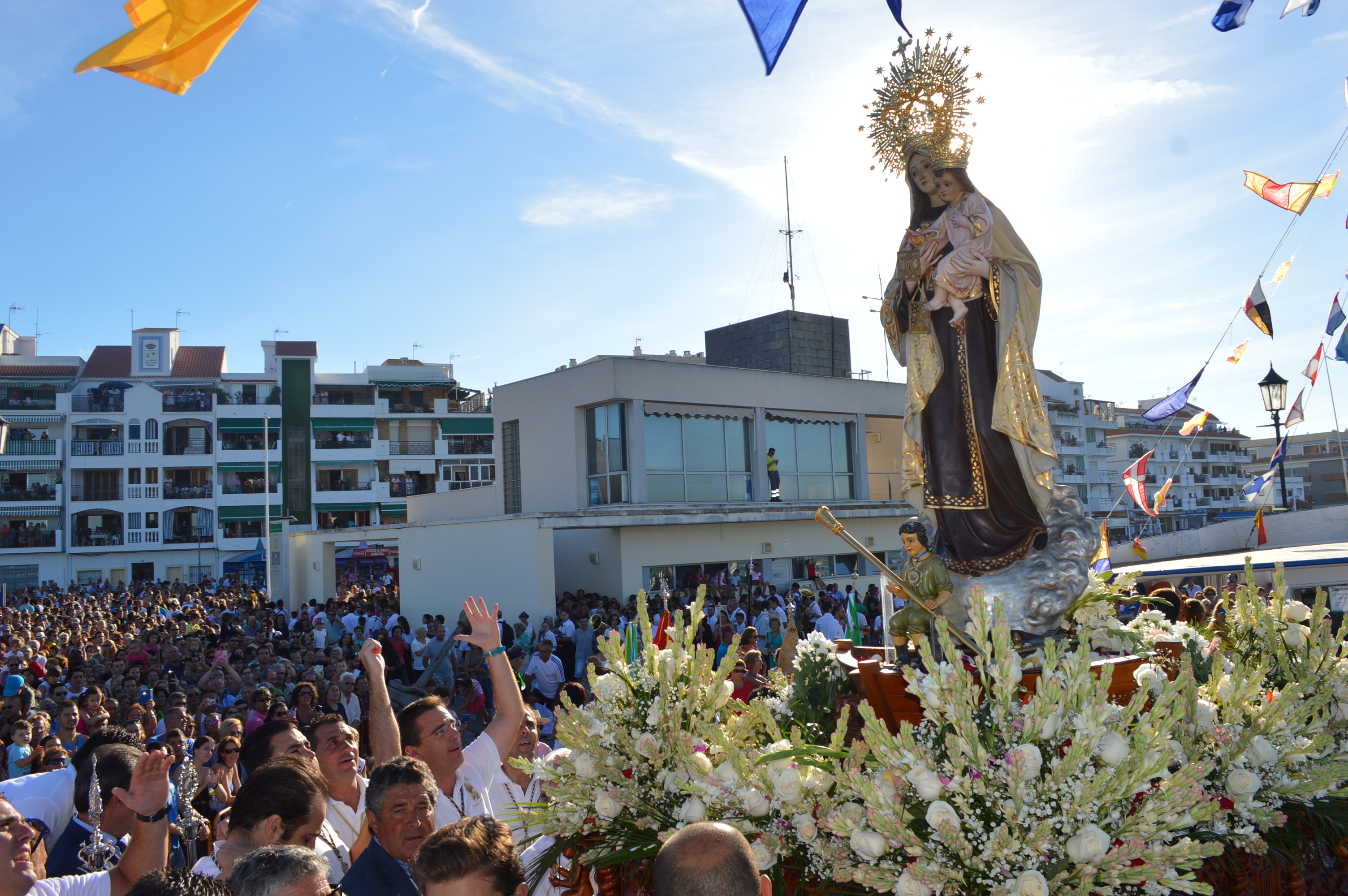 Procesión Virgen del Carmen en Punta Umbría