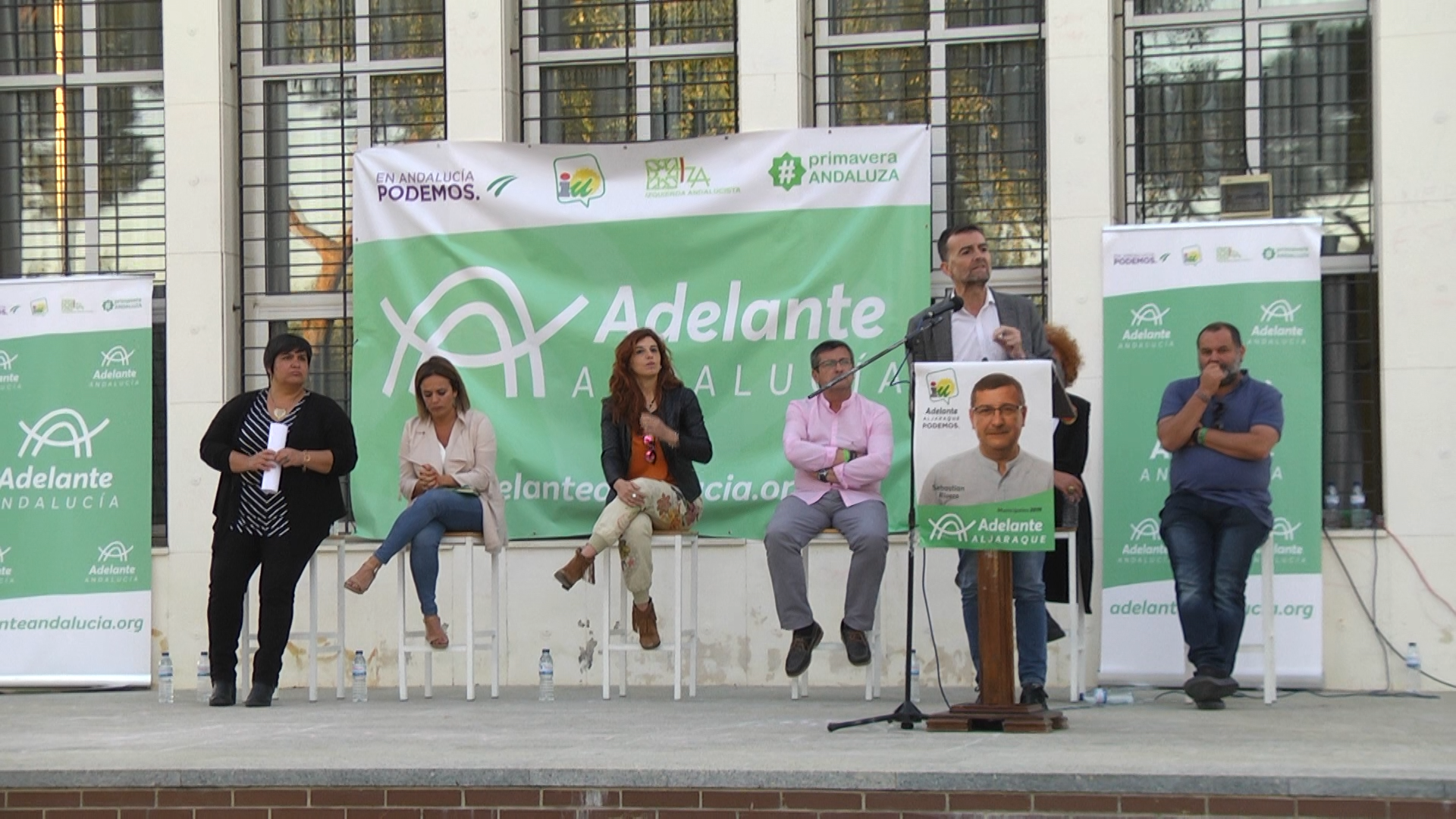 Antonio Maíllo respalda al candidato de Adelante Aljaraque
