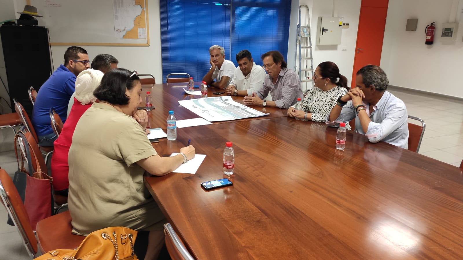 Rafael Merino anuncia nuevos proyectos en el Puerto de Punta Umbría