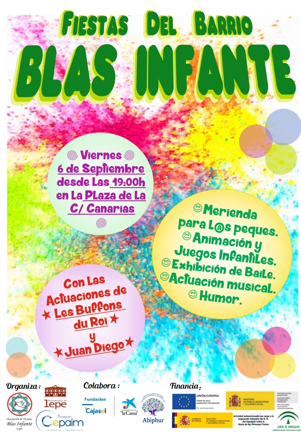 Las Fiestas del Barrio Blas Infante de Lepe se celebrarán este viernes