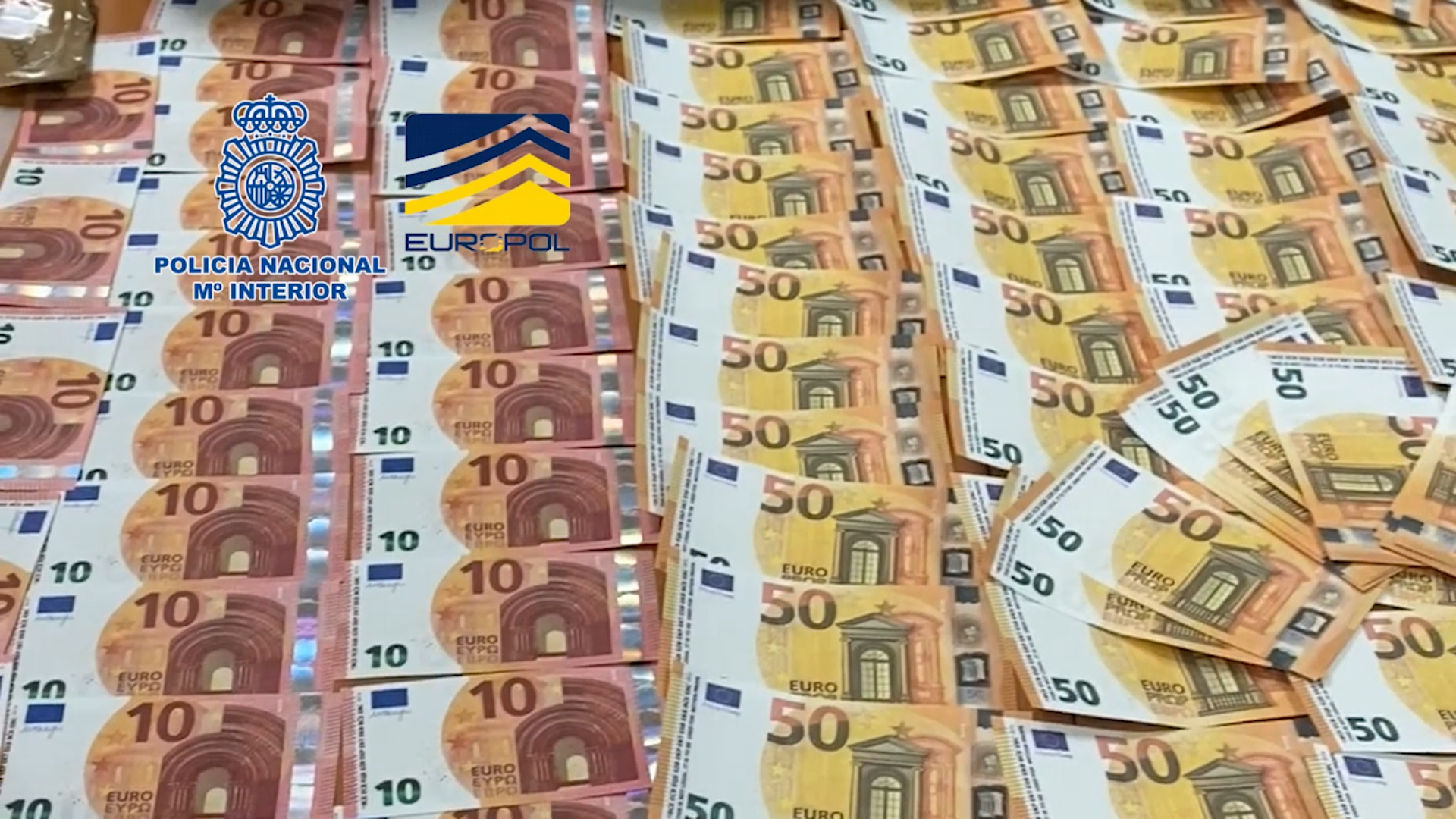 La Policía Nacional desmantela una imprenta clandestina de billetes falsos en Huelva