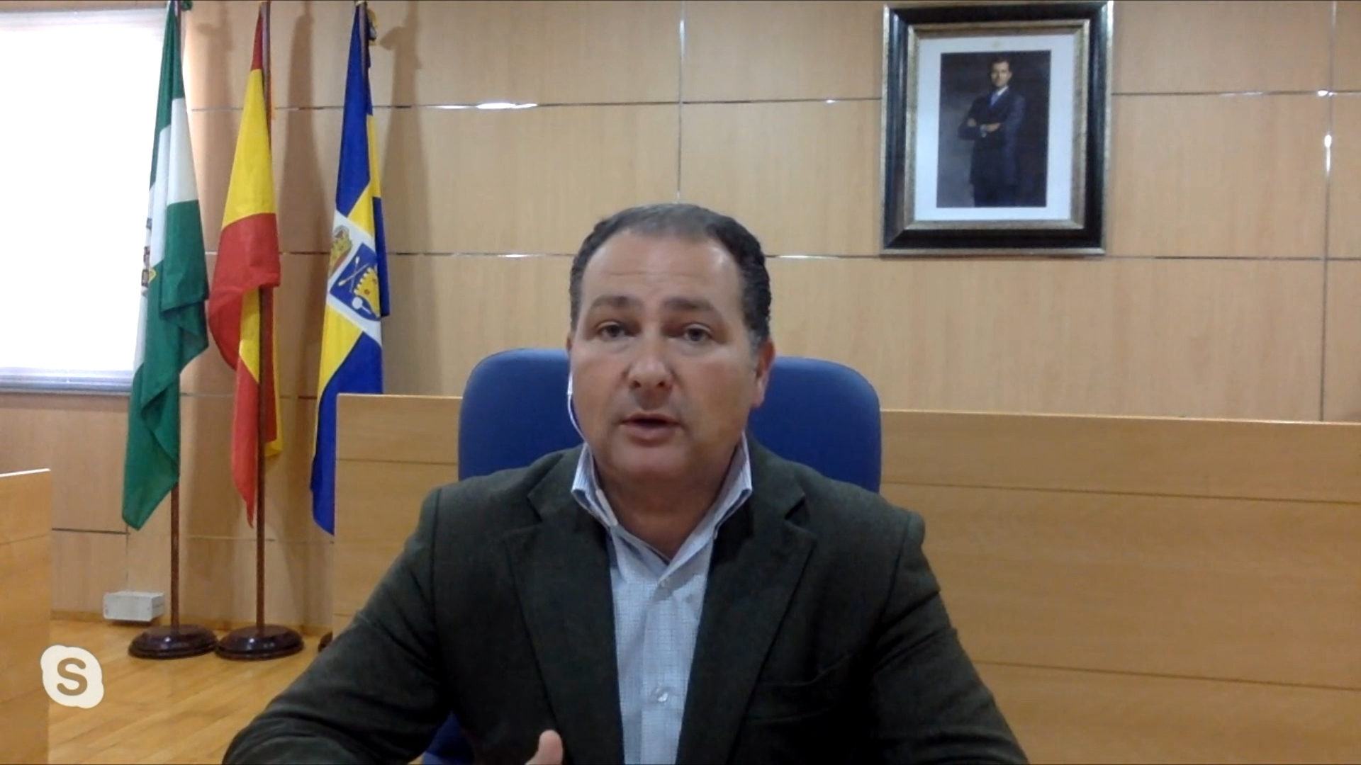 El alcalde de aljaraque celebra las ayudas del Fondo Social de la Junta de Andalucía