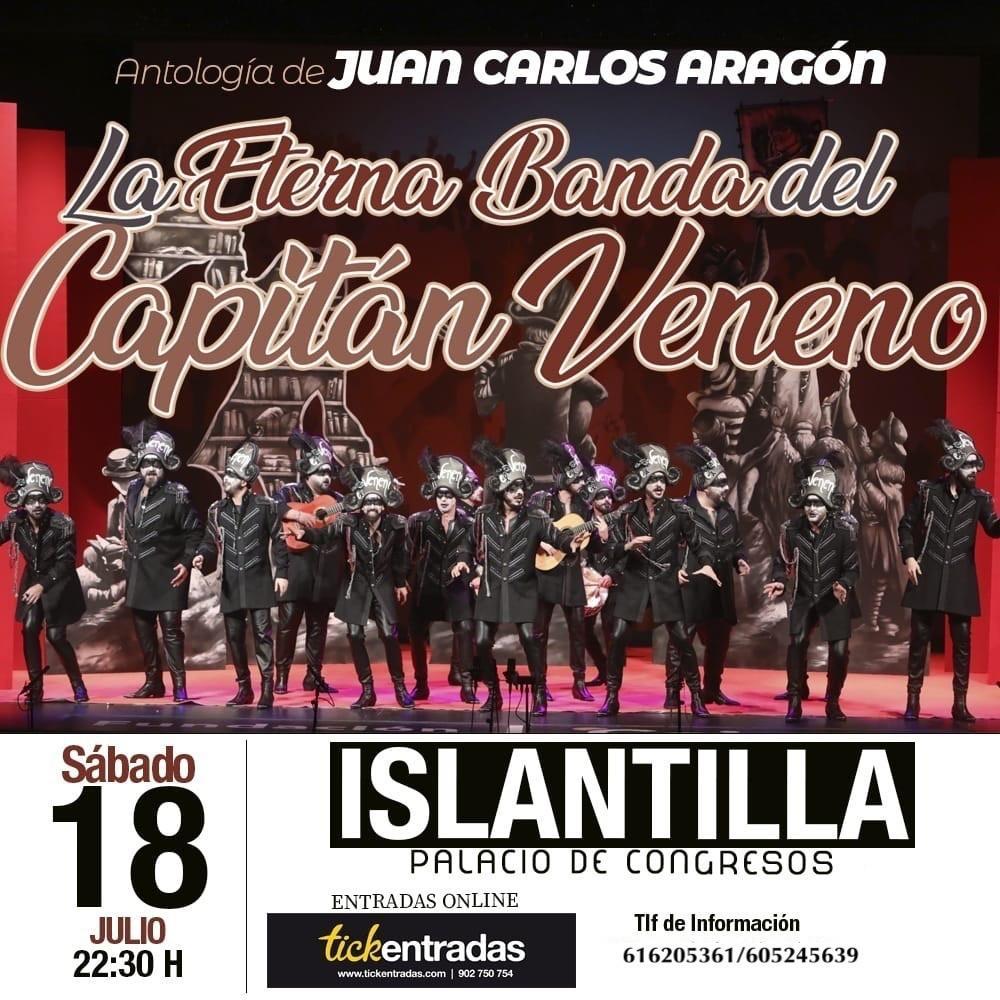 ‘La Eterna banda del Capitán Veneno’ traslada a Islantilla su actuación de Ayamonte