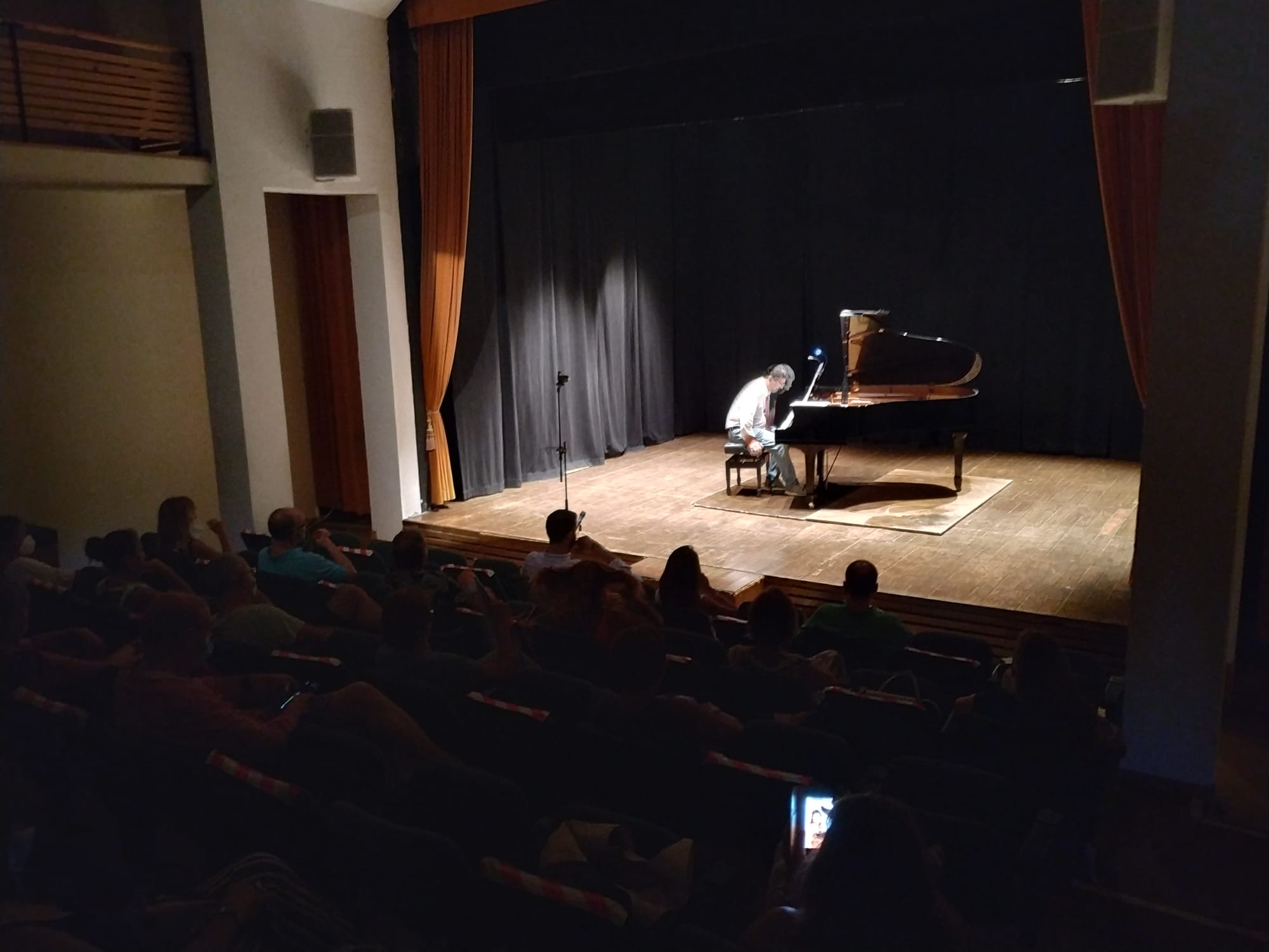Marcelo Jeremías Giménez ofreció el sábado su concierto de piano