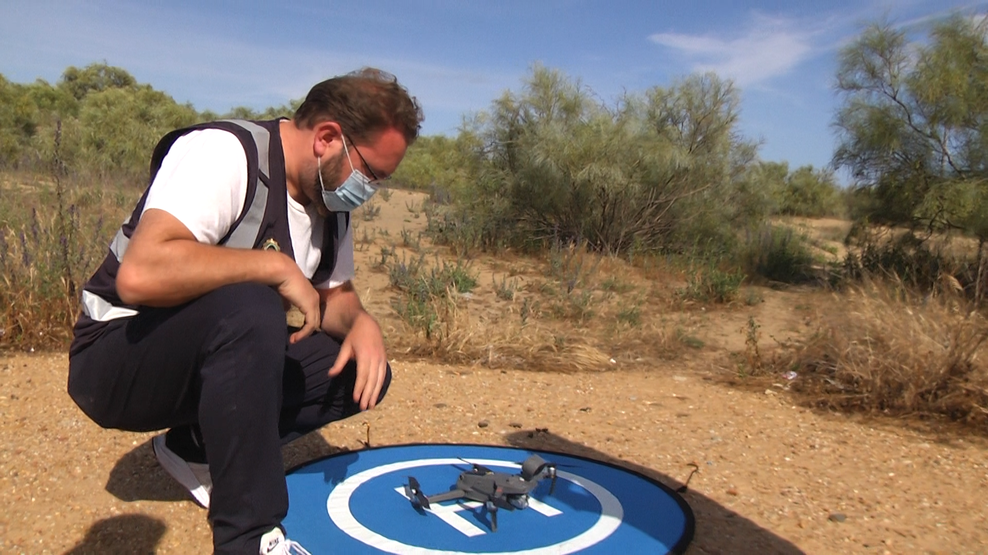 La Unidad Hermes de Isla Cristina es pionera en Andalucía en el uso de drones
