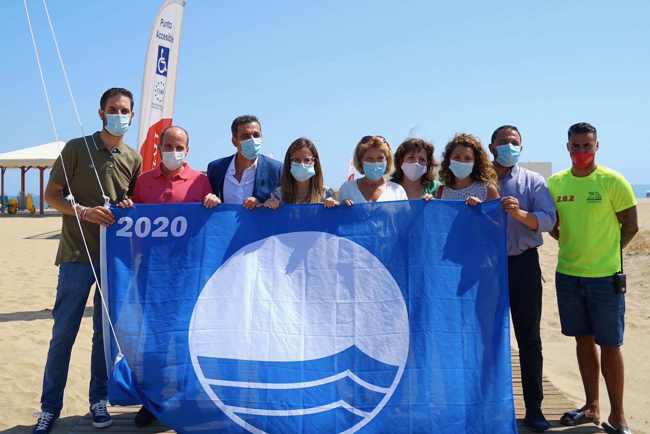 Ayamonte consigue cuatro Banderas Azules para sus playas y puertos