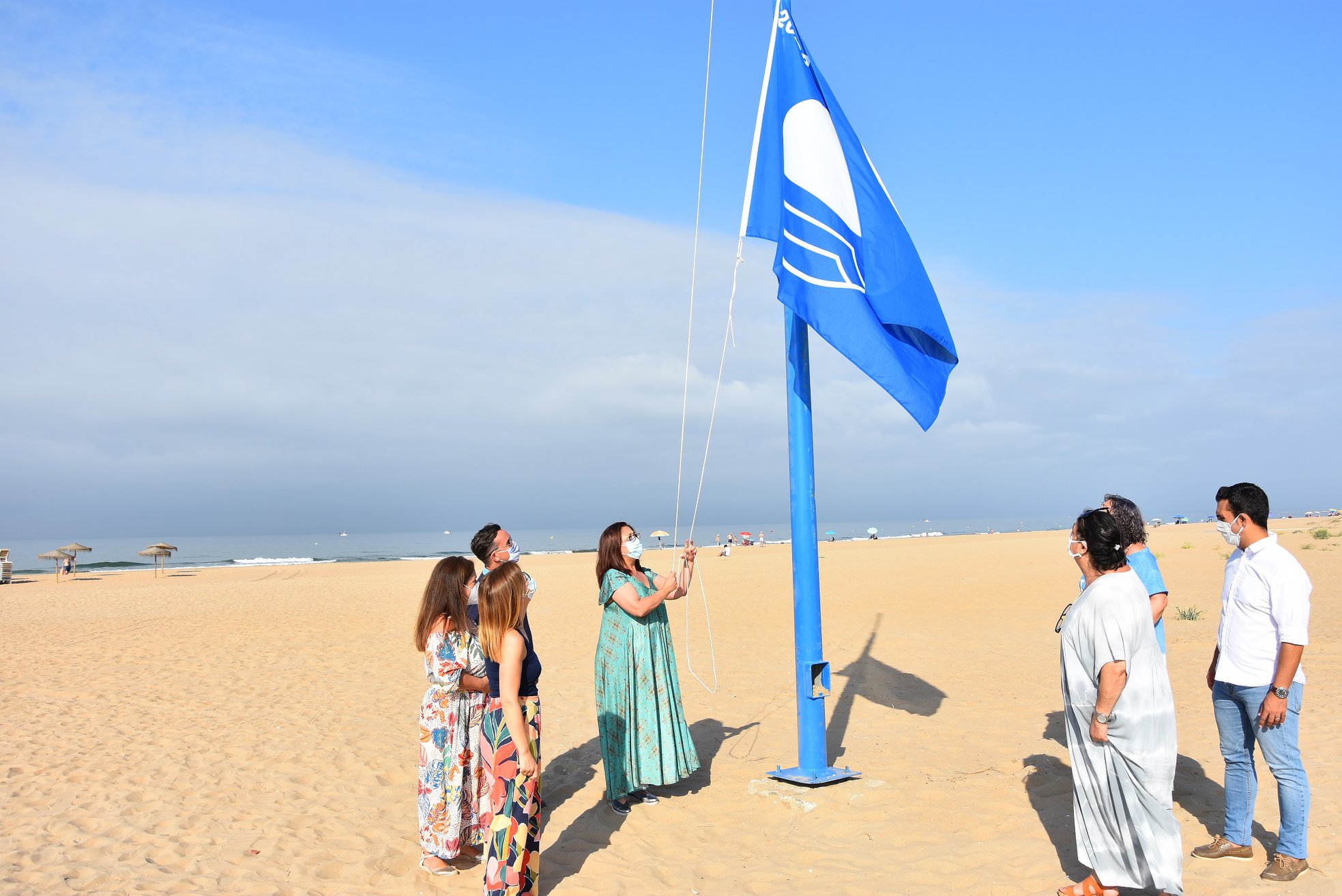 Punta Umbría recibe tres distintivos Bandera Azul