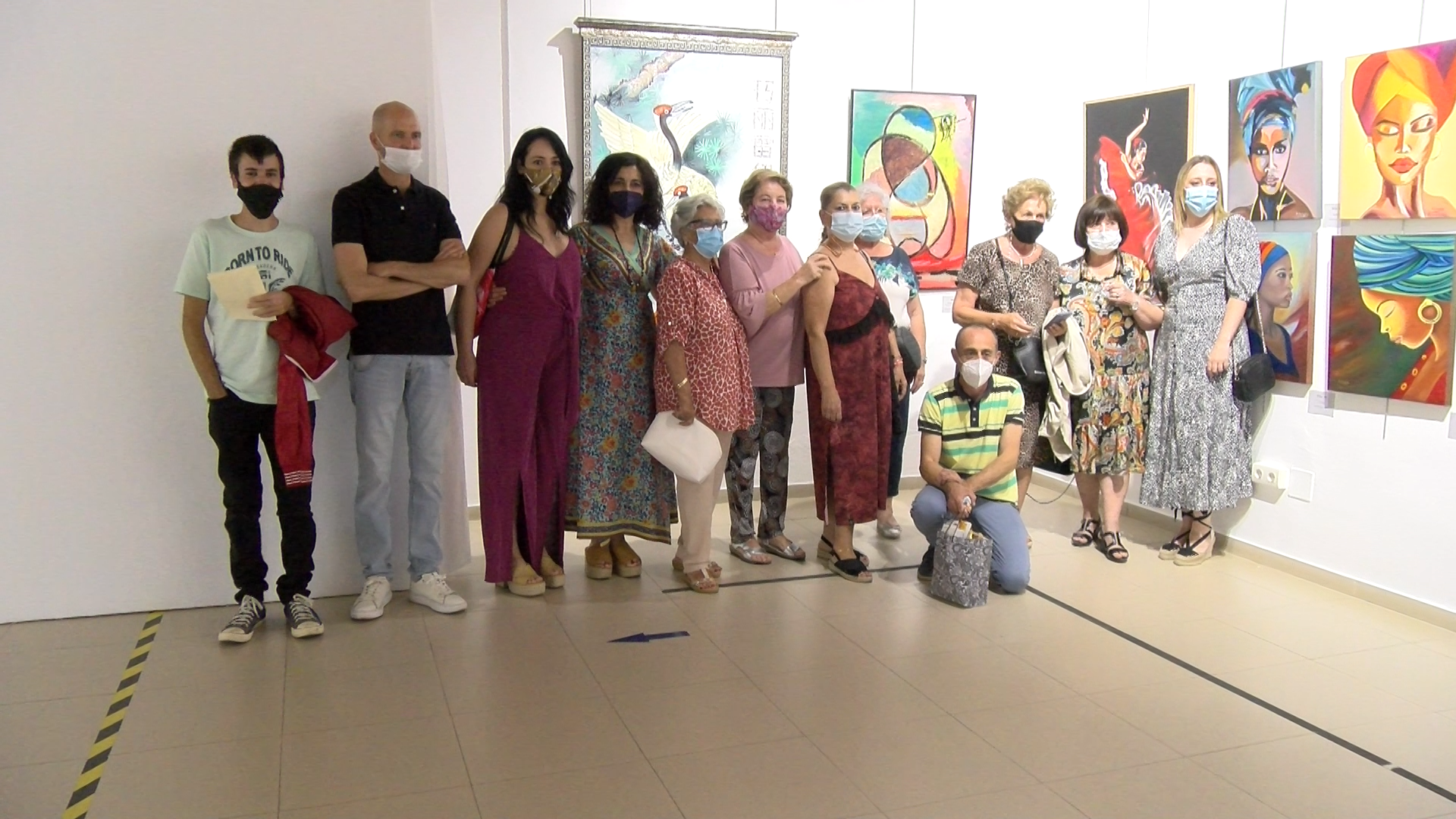 El Centro Cultural ‘Los Álamos’ de La Antilla acoge, desde este miércoles, la Exposición del Taller Municipal de Pintura de Lepe.