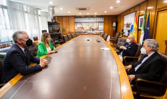 El Puerto de Huelva recibe la visita del presidente del Puerto de Sines