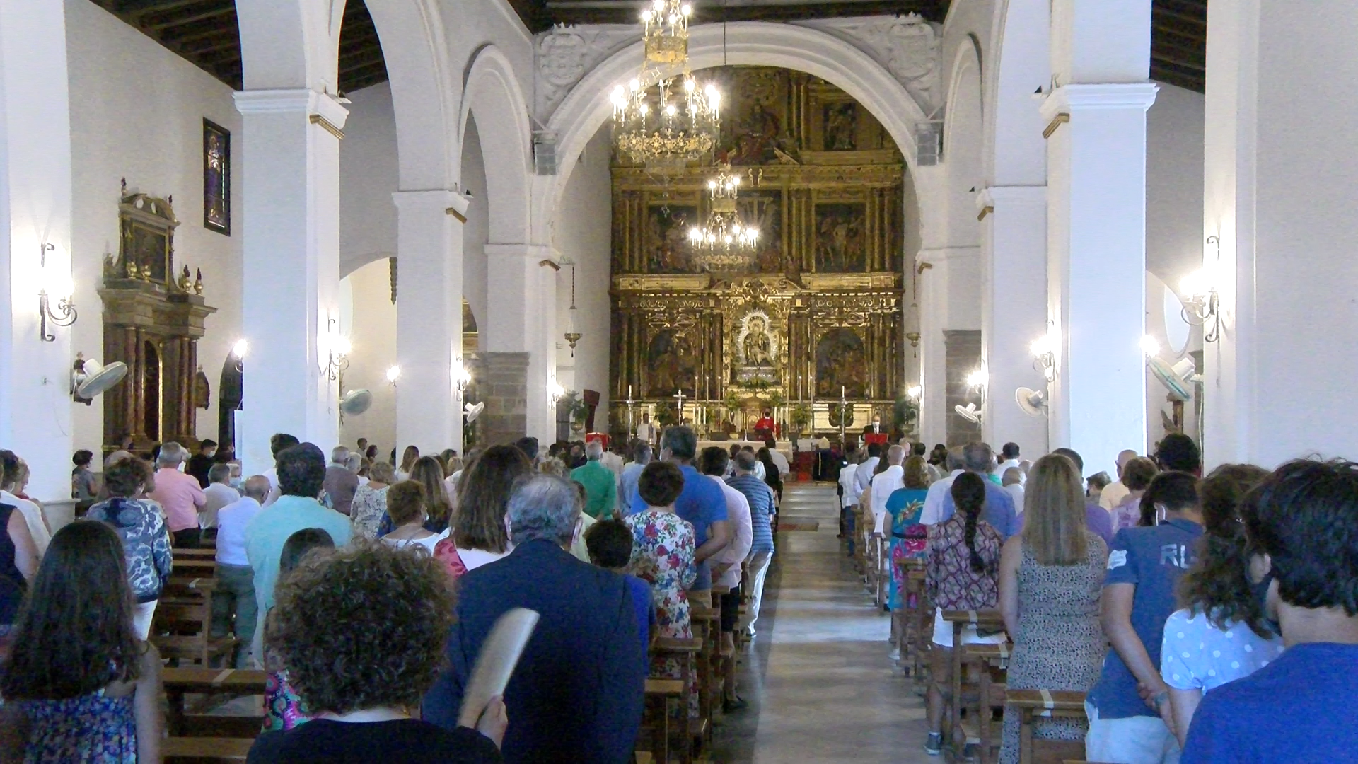 Ayamonte conmemoró la coronación canónica de la Virgen de las Angustias