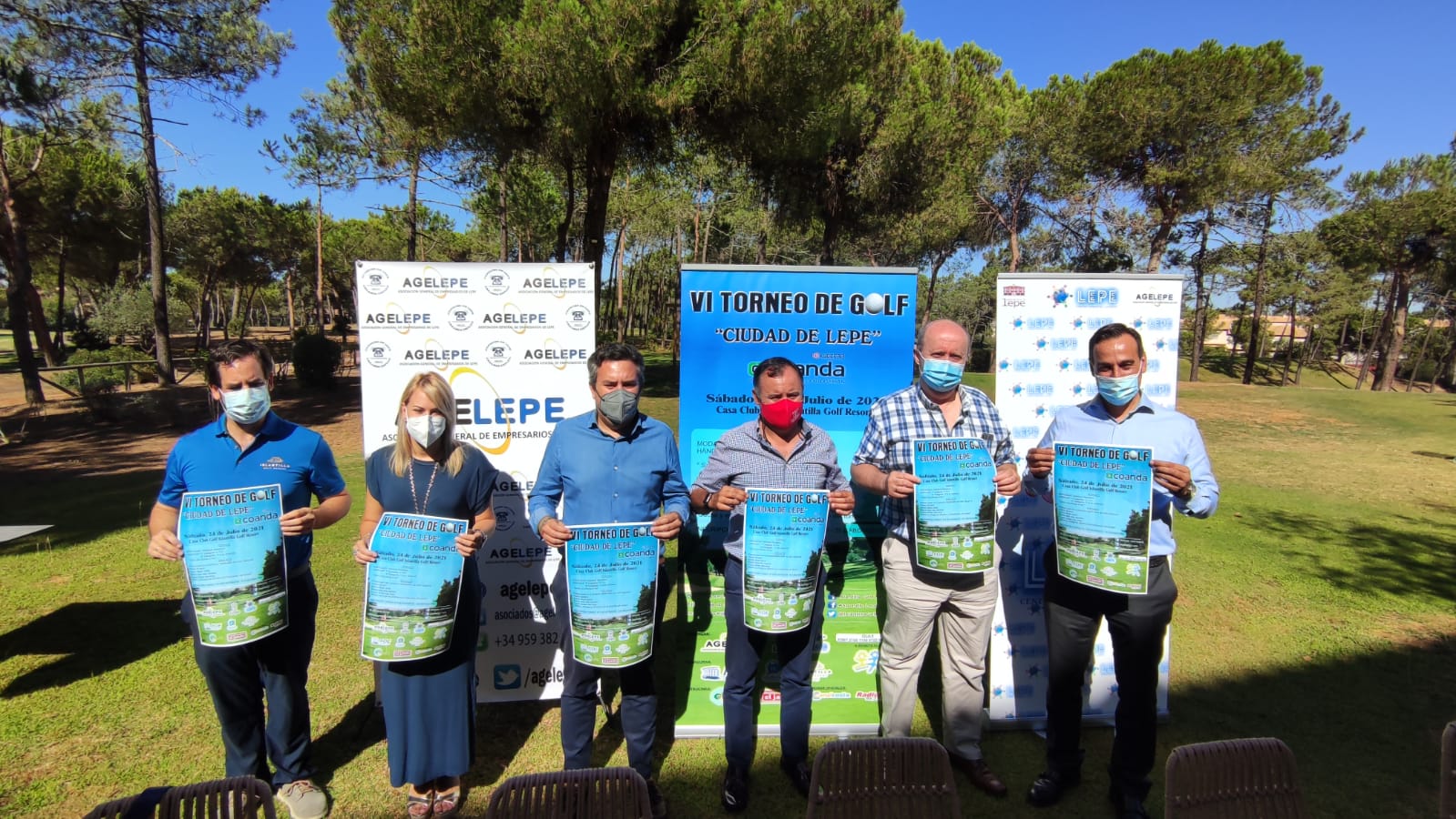Ayuntamiento y Agelepe presentan el VI Torneo de Golf ‘Ciudad de Lepe’