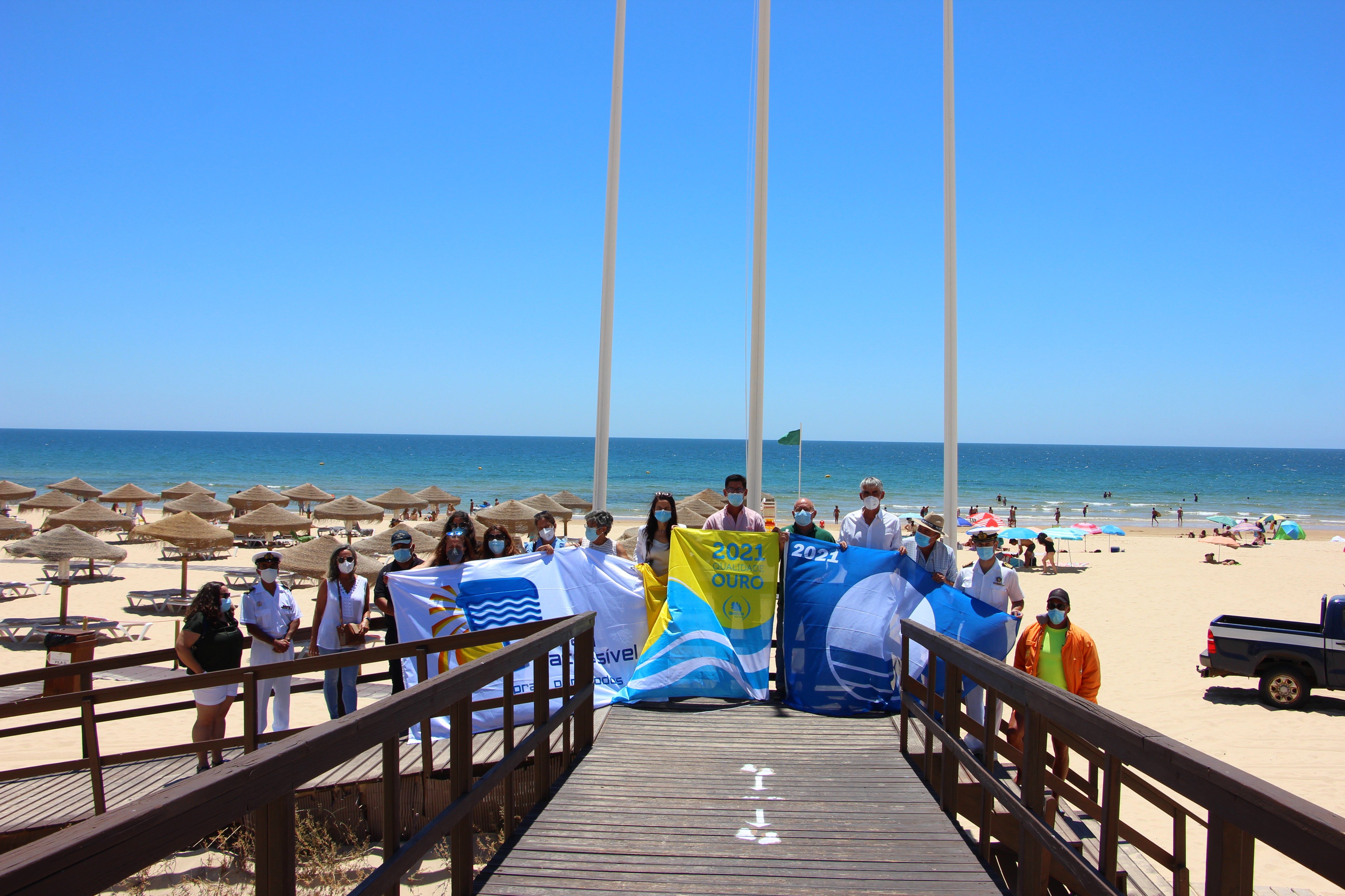 Las playas de Castro Marim son distinguidas con tres premios a la calidad