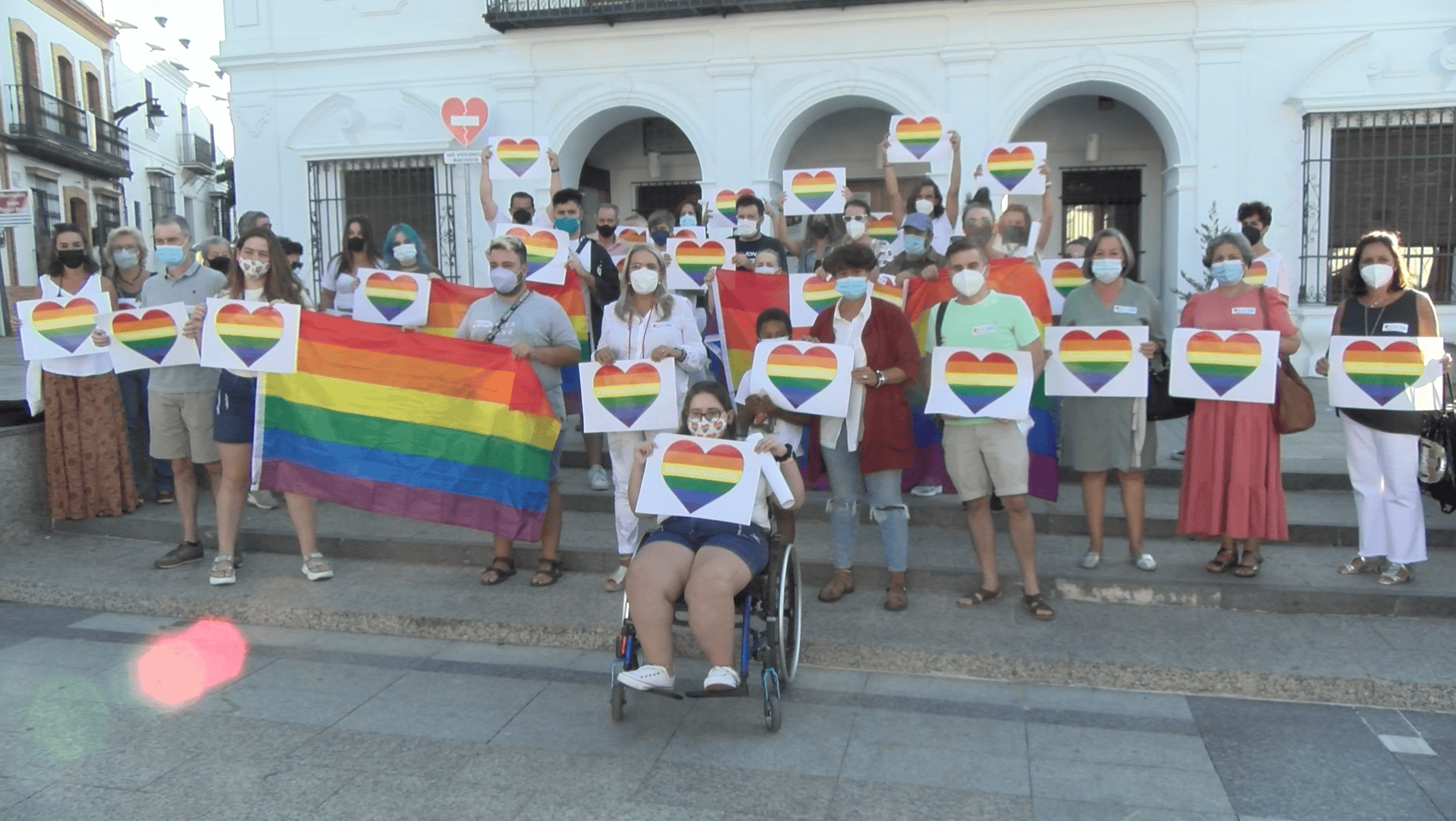 Cartaya se concentra contra la LGTBIfobia