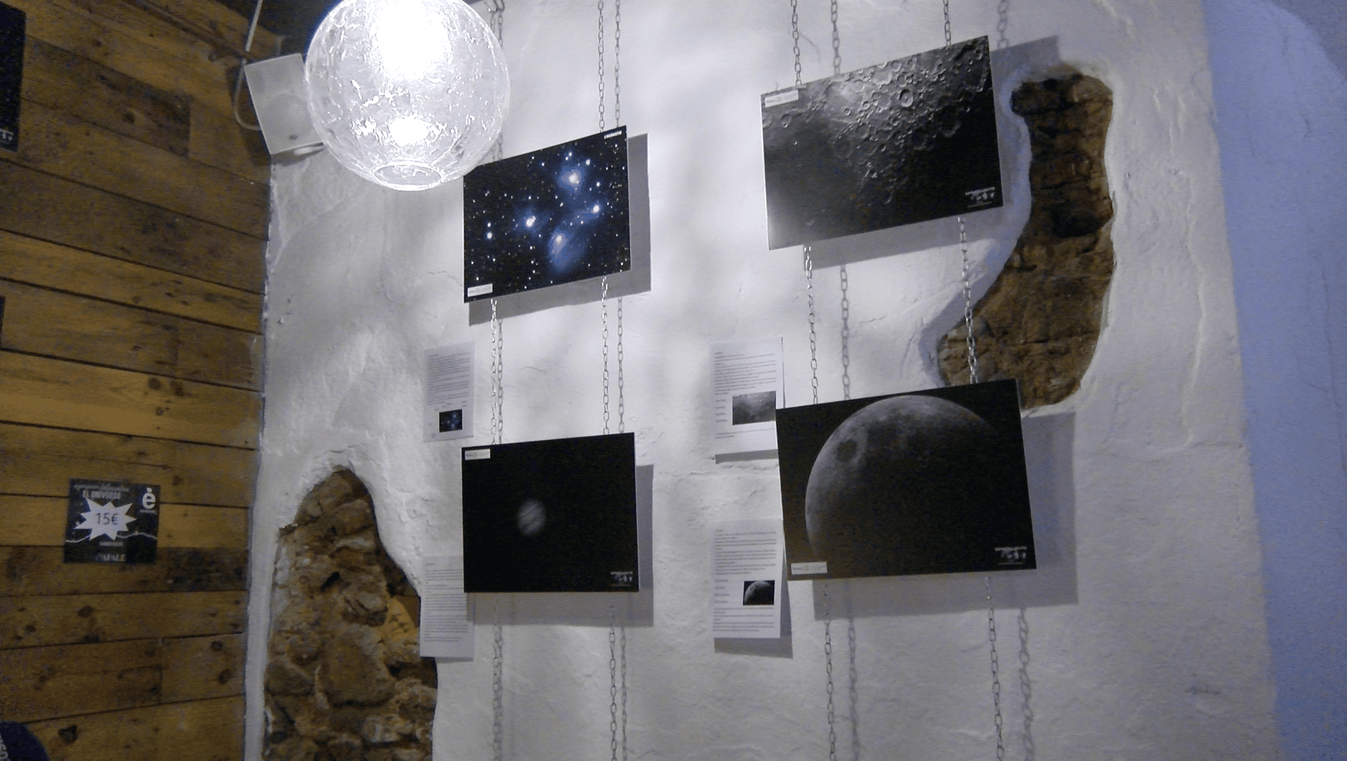 Inaugurada en Lepe la exposición ‘El Universo’ a beneficio de Afale