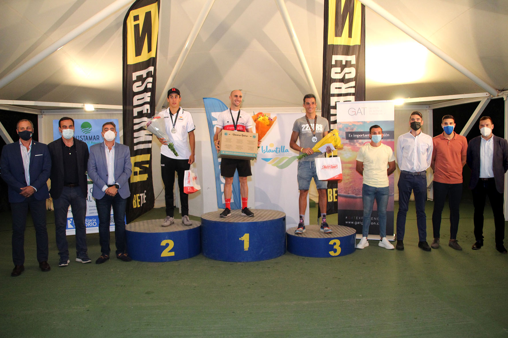 Cabrera, Veríssimo, Ferrete y Maruny se imponen en el IV Triatlón de Islantilla