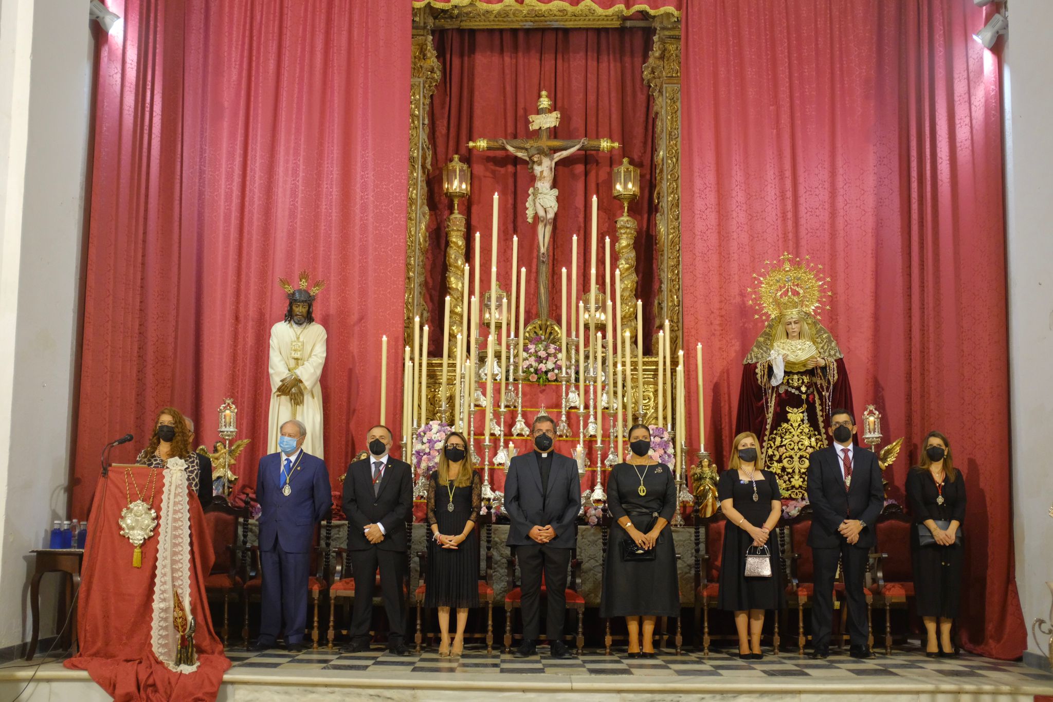 Castillo pregona el 50 aniversario de la Hermandad de la Buena Muerte de AyamonteCastillo pregona el 50 aniversario de la Hermandad de la Buena Muerte de Ayamonte