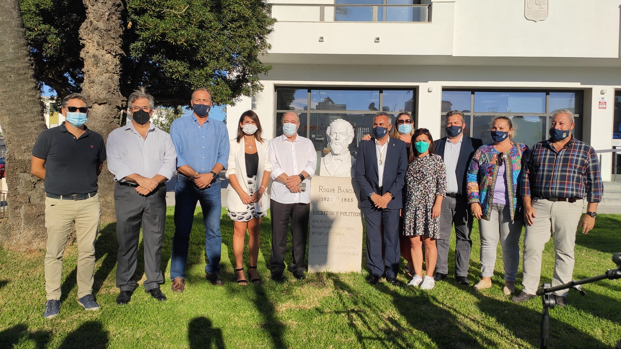 El Busto de Rosque Barcia vuelve a ocupar un lugar ‘de honor’ en Isla Cristina