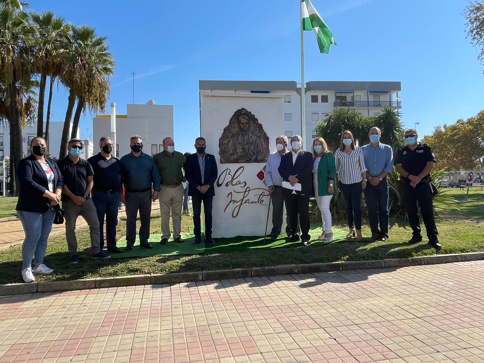Isla Cristina inaugura un monumento dedicado a Blas Infante