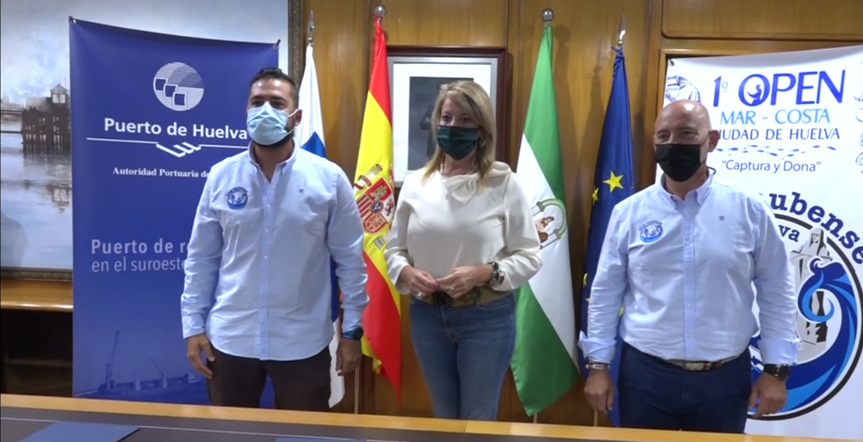 El Puerto de Huelva firma un convenio con el Club de Pesca Deportiva