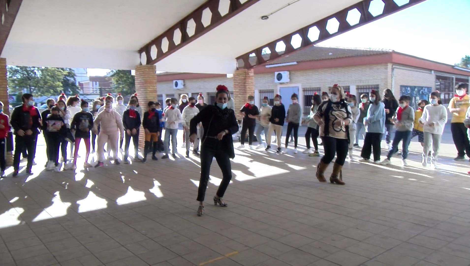 Los escolares de Isla Cristina vivieron el Día del Flamenco con una masterclass