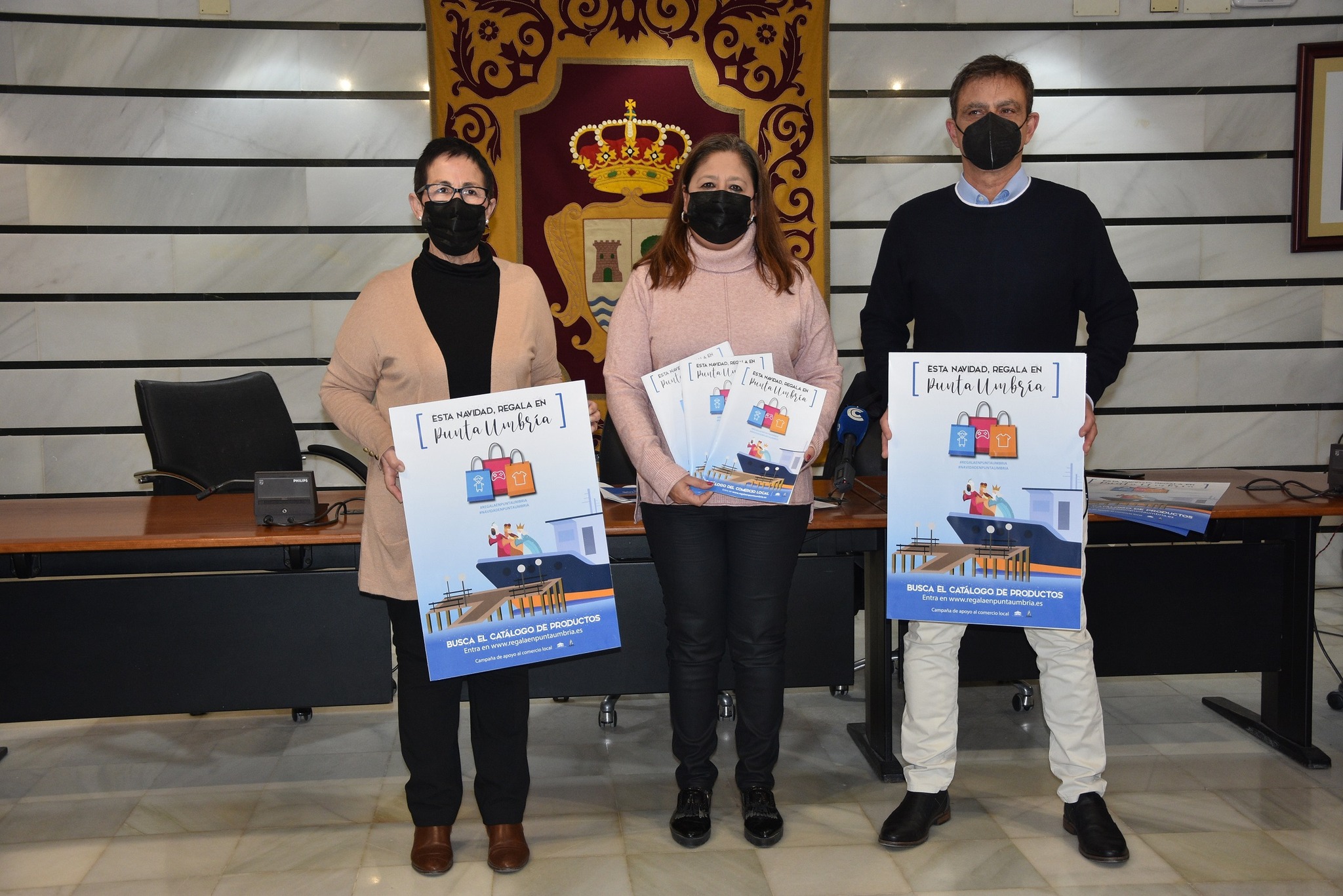 Ayuntamiento de Punta Umbría y empresarios del municipio lanzan una campaña navideña