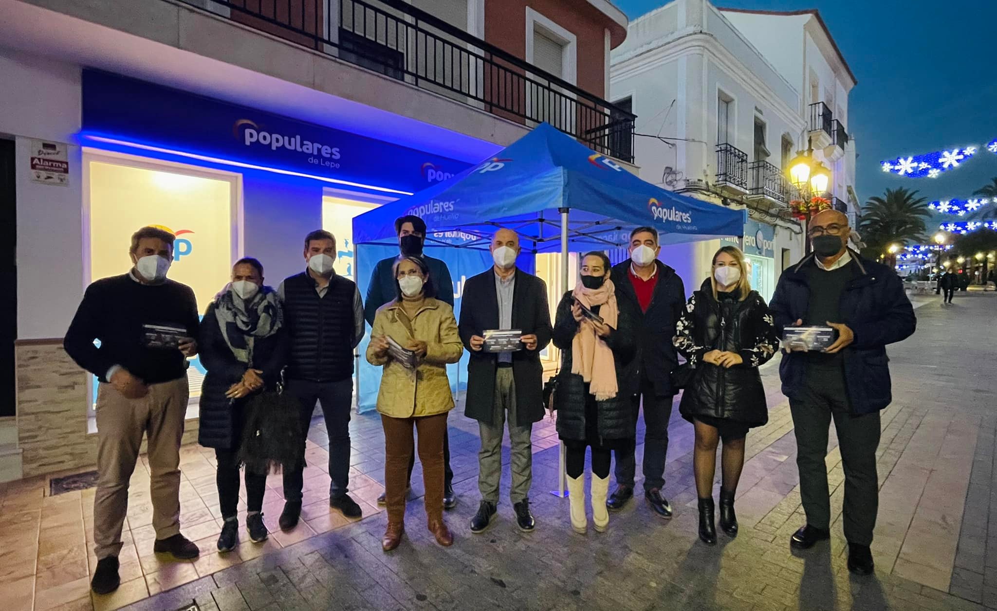 El PP inicia en Lepe una campaña contra la subida del precio de la luz