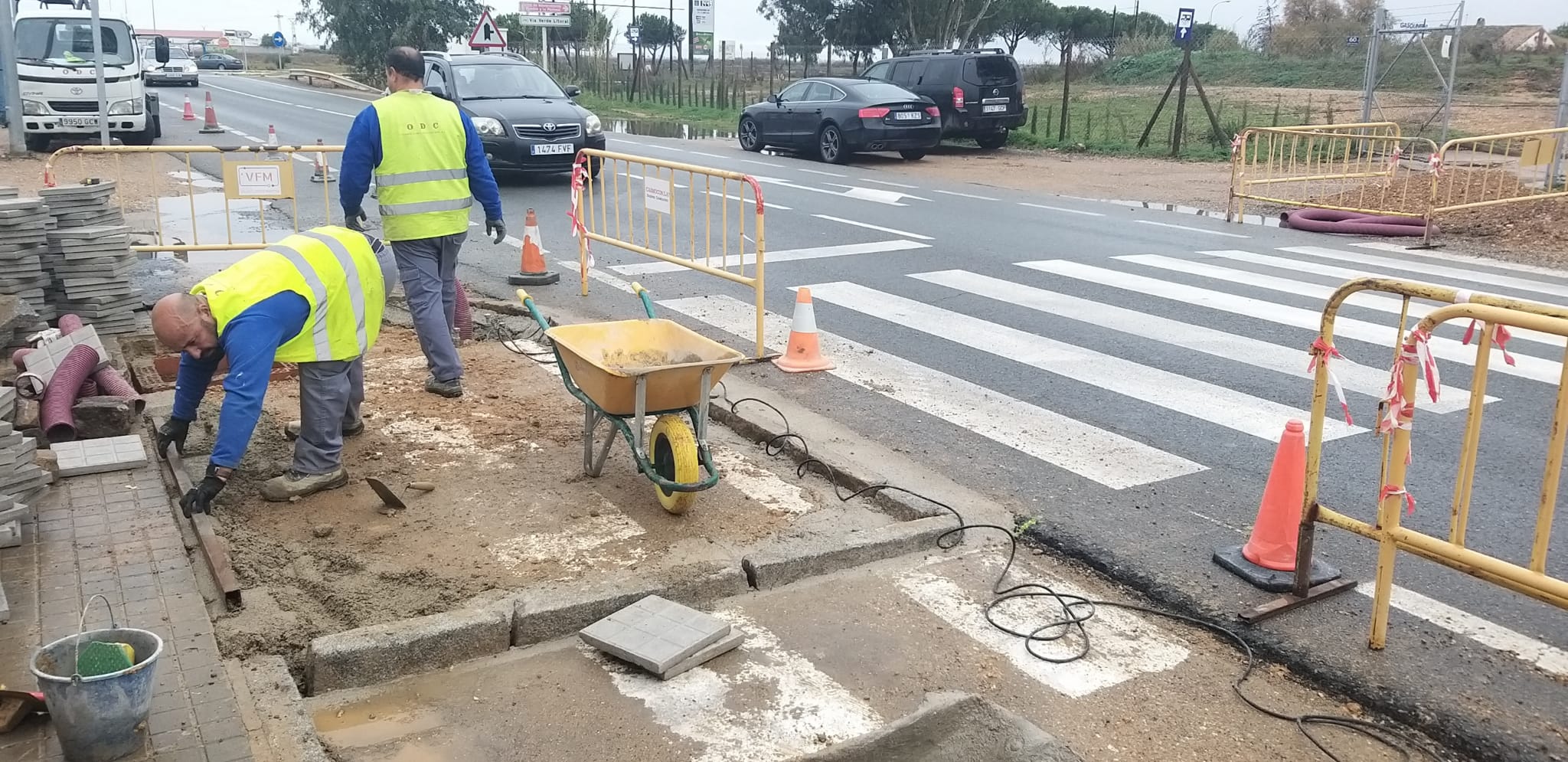 La Junta de Andalucía inicia la instalación de dos semáforos en Pozo del Camino