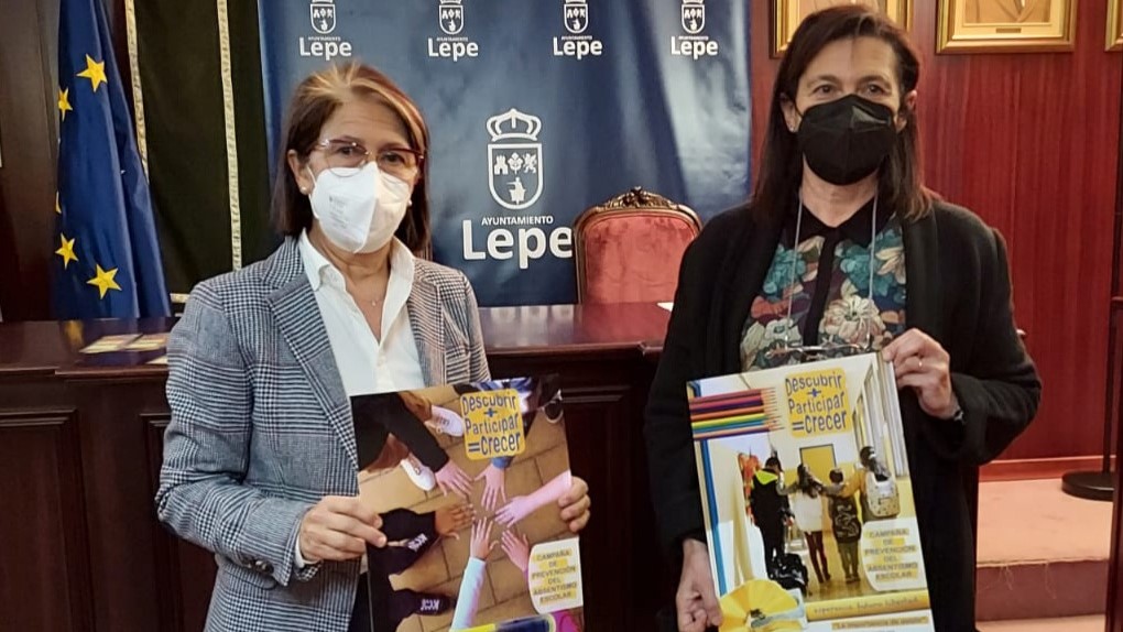 El Ayuntamiento de Lepe presenta una campaña de prevención del absentismo escolar