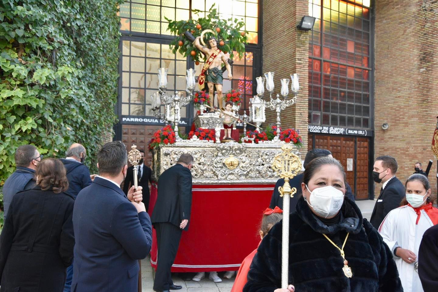 San Sebastián procesionó por las calles de Punta Umbría