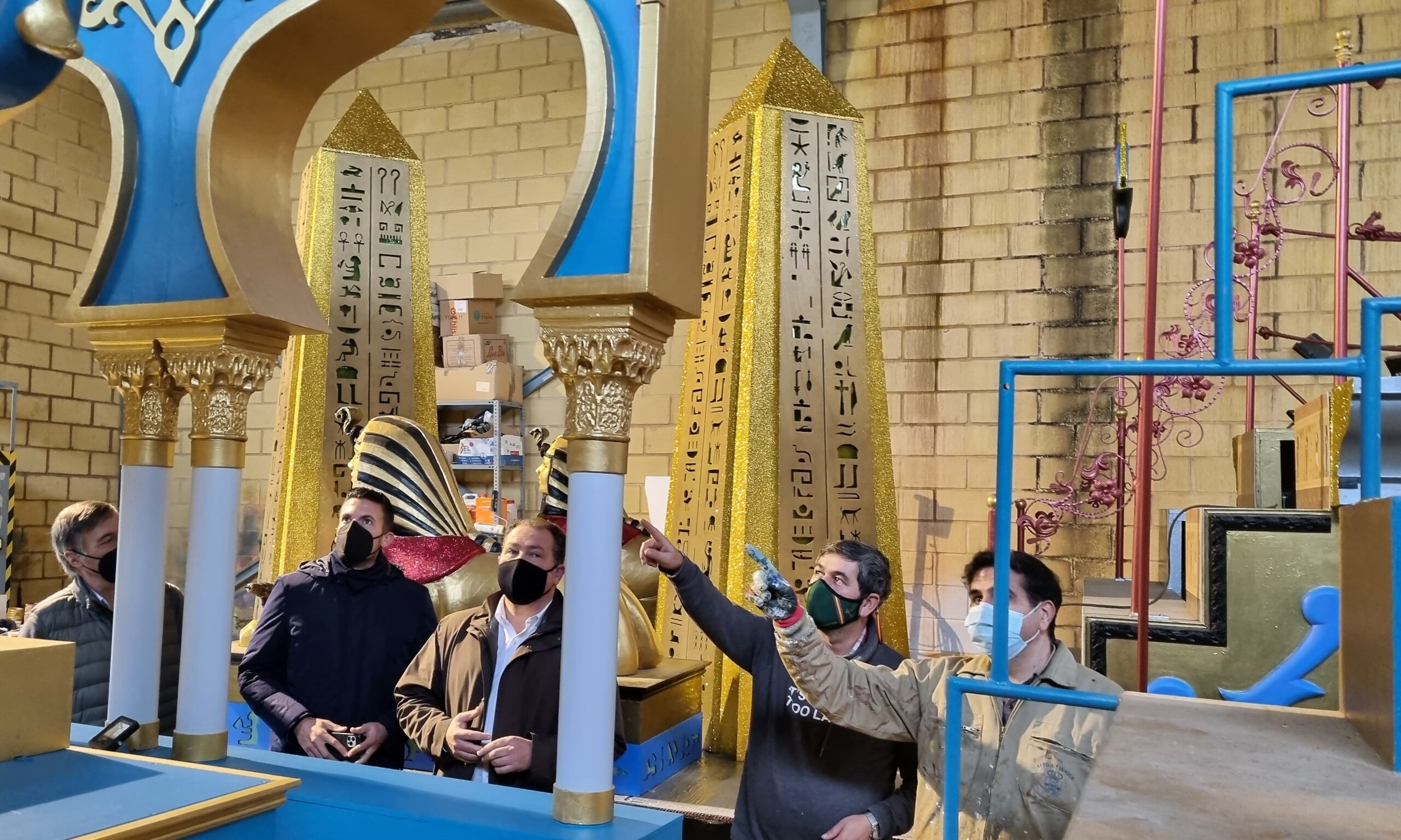Todo preparado para la Cabalgata de Reyes Magos en Aljaraque