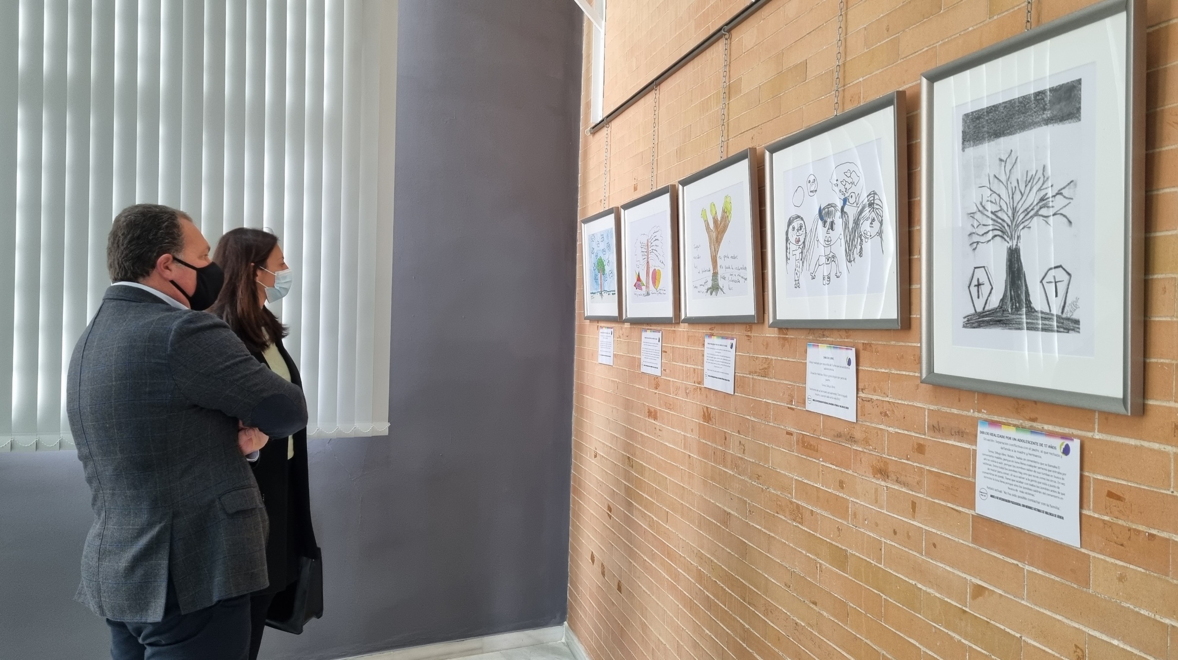 Bellavista acoge la exposición ‘Crecer con miedo niños y niñas ante la violencia de género’