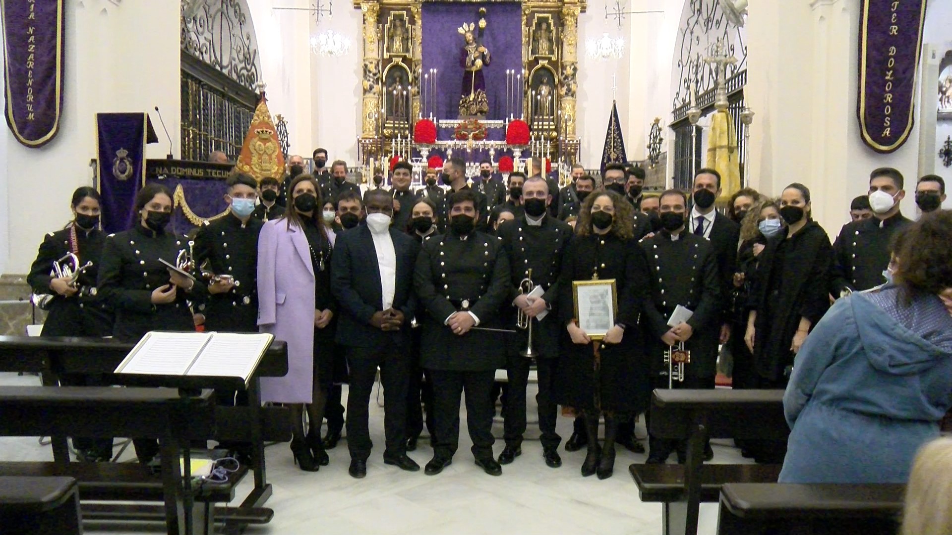 Un concierto cofrade puso el broche a los actos en honor a Padre Jesús Nazareno de Lepe