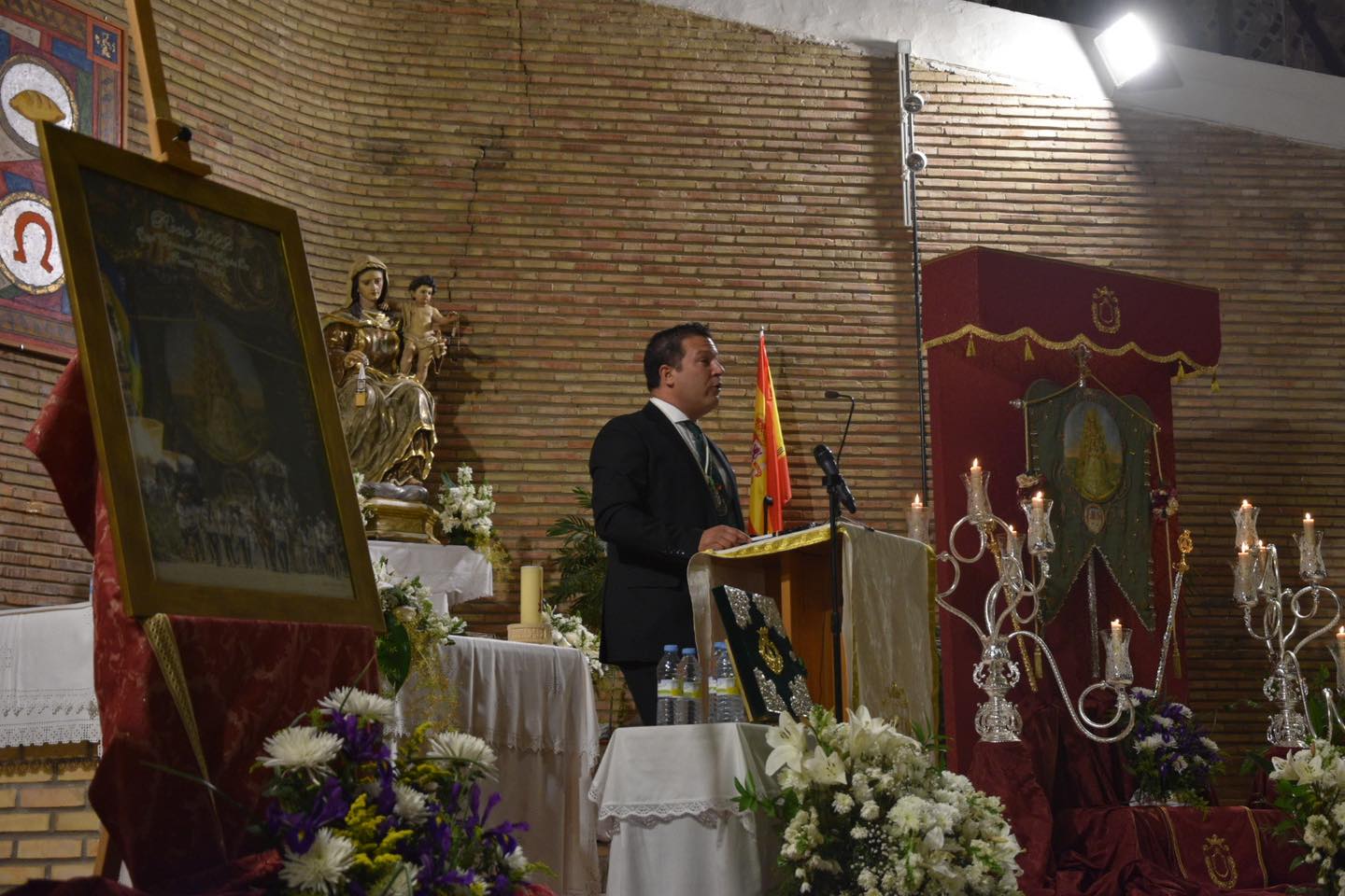 Juan Manuel Campoy ofreció el pregón de la Hermandad del Rocío de Punta Umbría