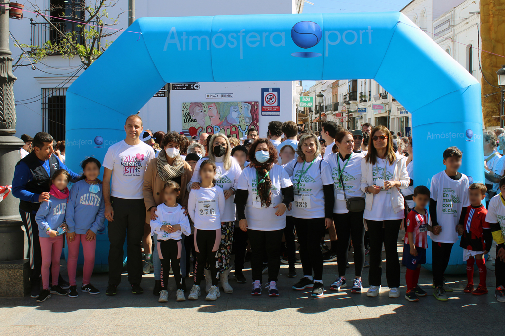 Mas de 500 personas marcharon contra el cáncer en Cartaya