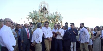 La Virgen de la Blanca volvió a procesionar en las Fiestas Patronales de Villablanca
