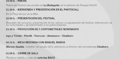 Esta noche comienza la cuarta edición del Festival Internacional de Cine de San Silvestre de Guzmán