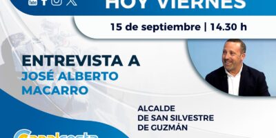 Entrevista al alcalde de San Silvestre de Guzmán, José Alberto Macarro