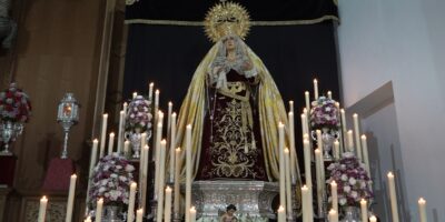 Gibraleón acoge la ofrenda del Fajín a María Santísima de la Soledad