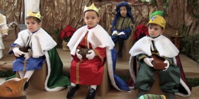 Los pequeños de la Escuela Infantil Nuestra Señora del Rosario, protagonistas del Belén Viviente