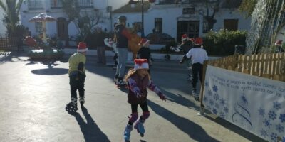 Diversión navideña sobre ruedas en Villablanca