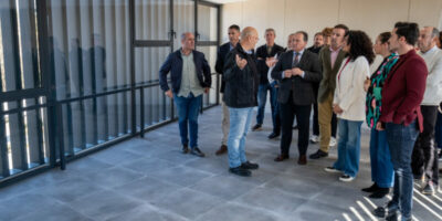 La Diputación inaugura en Gibraleón el nuevo Centro Polivalente de San Rafael, construido en el marco de la EDUSI