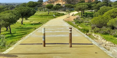 Finalizan obras de reparación en el acceso norte del Parque ‘El Camaleón’ de Islantilla