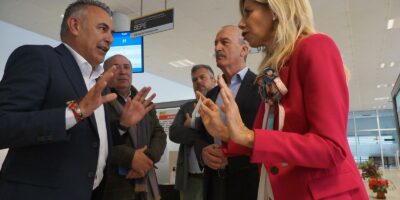 María José Rico visita las actuaciones del Gobierno en Isla Cristina subvencionadas a través del PFEA