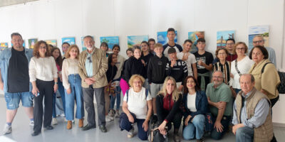 El taller de pintura del Centro de Inserción Social ‘David Beltrán Catalá’ expone en el Teatro del Mar