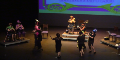 ‘Ensayando Orquesta de Señoritas’ logró divertir al público del Horacio Noguera en Isla Cristina